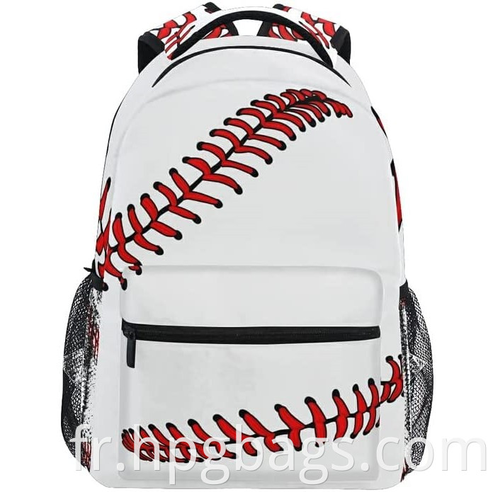 School Backpack Baseball Sport Bookbag
